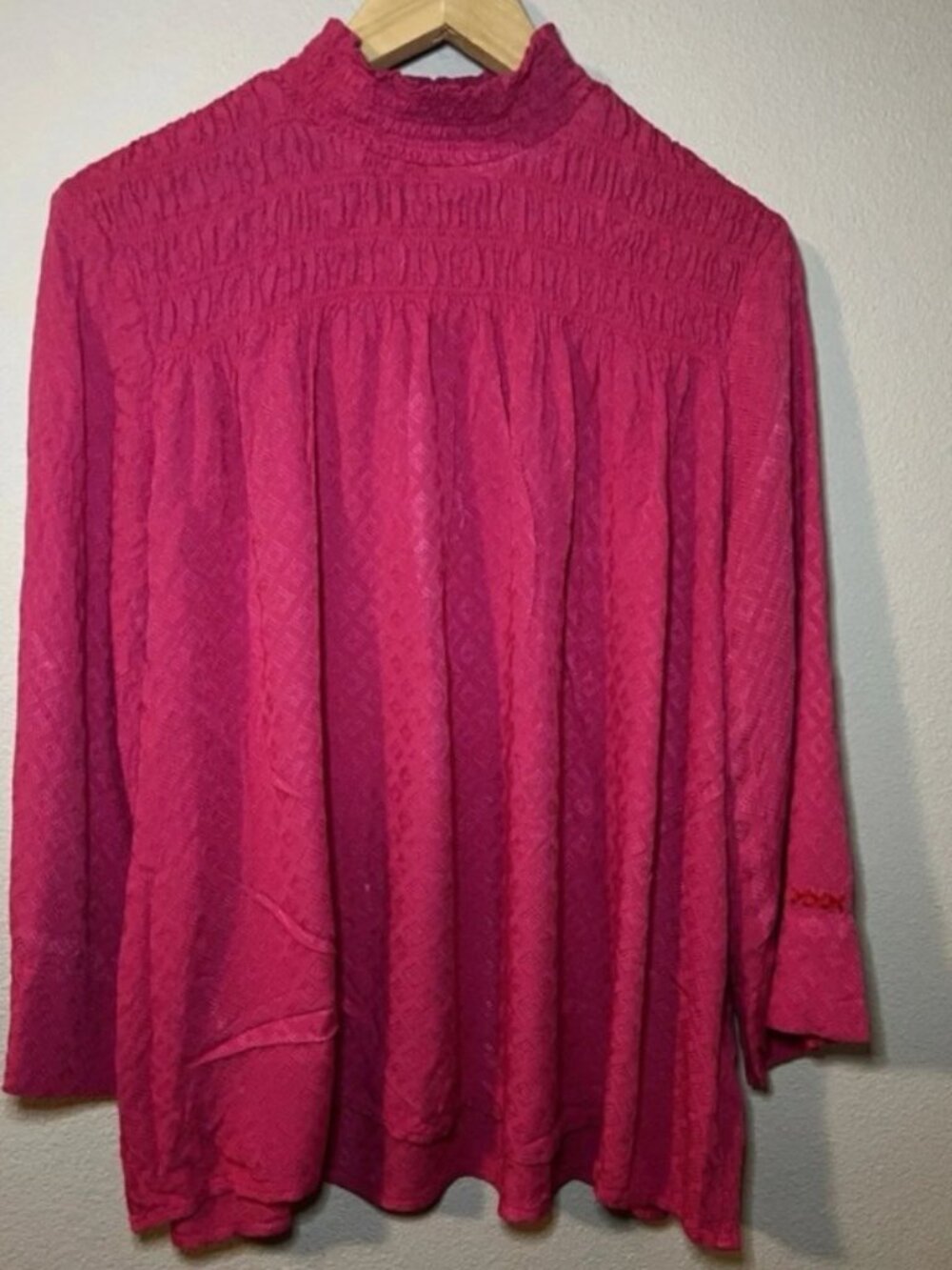 Odd Molly Turtle Neck 3/4 Sleeve Blouse Size 4
